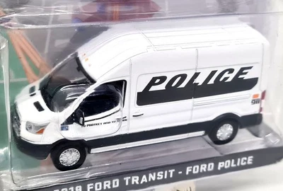 Coche modelo diecast Greenlight 1/64 Ford Transit 2019 Police Foto 1 de 4