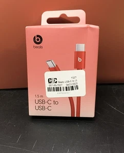 Câble tissé USB-C Beats (1,5 m / 5 pi) - Rouge rapide - Photo 1 sur 5