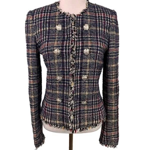 Giacca blazer Veronica Beard Jerry tweed Dickey taglia 2 - Foto 1 di 9