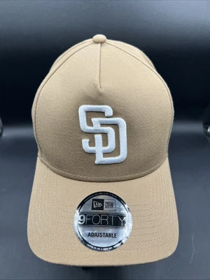Gorra New Era San Diego Padres MLB Caqui 9FORTY A FRAME Snapback OSFM  Foto 1 de 4
