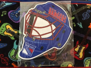 New York Rangers NHL Die Cut Goalie Mask Pennant NEW /w Tags Polybagged  - Picture 1 of 3