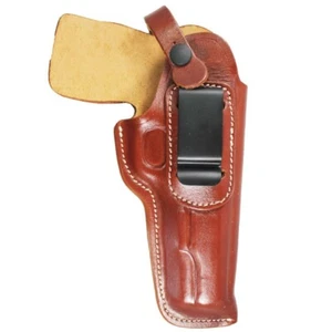 Concealed Carry Real Leather OWB Or IWB  Closed Barrel Gun Holster - Picture 1 of 32