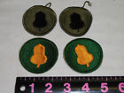 4 US Army Infantry Division Golden Acorn GREENBACK Sleeve Patch WW 2 Original