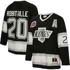 Maillot de joueur homme Los Angeles Kings Luc Robitaille Mitchell & Ness 1992-93