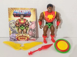 Masters of the Universe Origins SUN-MAN Wave 8 100% Completo MOTU - Imagen 1 de 5