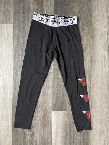 Chicago Bulls Leggings Pants Youth Boys Girls 7/8 Basketball Baselayer Tights Cover