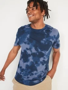 New Old Navy Mens Short Sleeve Soft Washed Tie-Dye Camouflage Tee T-Shirt-Medium - Picture 1 of 4