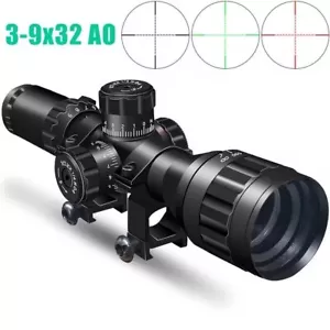 3-9x32 AO Tactical Riflescope Red Green Illuminated Mil-dot Reticle Rifle Scope - Picture 1 of 8