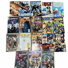 Marvel/DC Comic Books Lot Of 18 Hulk Simpsons Superboy Rogue Star Trek