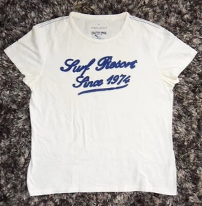 Angelo Litrico Kurzarm T-Shirt, Weiss  mit blauem Aufdruck,  Gr.: XL - Bild 1 von 3