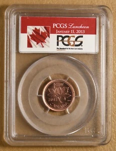 Kanada One Cent 2012 - 11. Januar 2013 PCGS Mittagessen - Bild 1 von 2