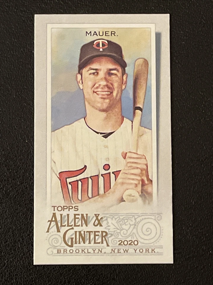 2020 Topps Allen & Ginter JOE MAUER Mini A and G Back #20 - Image 1 of 1