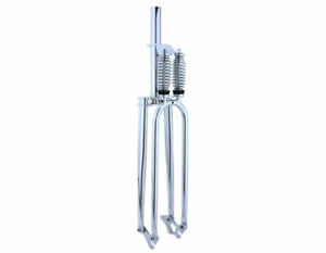 NEW! GENUINE 26" STEEL BICYCLE DUAL FORK 1 INCH THREADLESS IN CHROME.