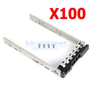 100PCS For Dell 2.5" SAS SATA Tray Caddy PowerEdge R630 R730 R730XD 8FKXC 08FKXC - Picture 1 of 7