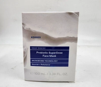 Korres Greek Yoghurt Probiotic Superdose Face Mask 100ml NIB 3.38 fl Oz MSRP $52 - Image 1 of 2