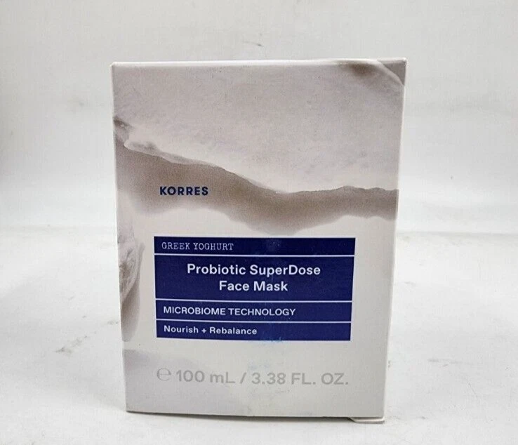Korres Greek Yoghurt Probiotic Superdose Face Mask 100ml NIB 3.38 fl Oz MSRP $52 - Image 1 of 2