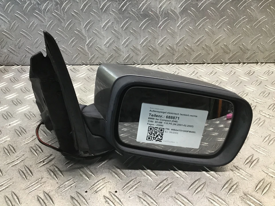 Außenspiegel elektrisch rechts BMW 3er Compact (E46) N42B18O0  - Bild 1 von 3