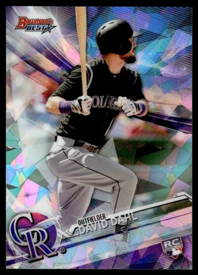 2017 BOWMAN'S BEST REFRACTOR DAVID DAHL ROOKIE COLORADO ROCKIES #11 - Image 1 of 2