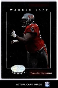 2001 Donruss Leaf Certified Materials #98 WARREN SAPP Buccaneers HOF EX-NM - Picture 1 of 4