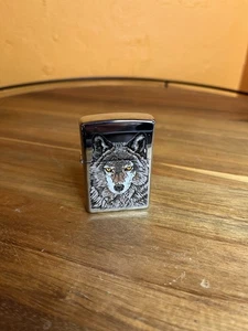 Vintage 1999 Grey Wolf Sealed Unstruck New Zippo Lighter - Picture 1 of 3