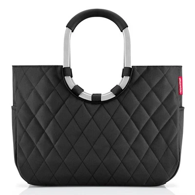 reisenthel Loopshopper L Shopper Schultertasche Tasche Rhombus Black schwarz Neu - Bild 1 von 3