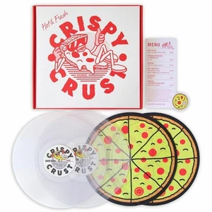 Serato Crispy Crust Hot & Fresh 12" Control Vinyl & Slipmats (2x pairs) - Picture 1 of 1