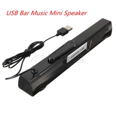 USB Bar Music Mini Speaker for Hot Portable Desktop PC Multimedia Laptop - Image 1 of 4