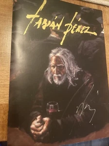 RARE 2007 FABIAN PEREZ  ART TOUR BOOK  HAND SIGNED AUTOGRAPHED - Picture 1 of 9