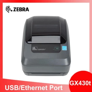Imprimante d'étiquettes code-barres transfert thermique Zebra GX430T 300 dpi port USB Ethernet - Photo 1/10