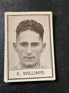 Barratt Famous Fooballers 1937/38/39 numbered #110 K Williams Exeter City - Picture 1 of 2