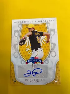 DA90046 2024 Panini Crusade Apprentice Signatures #54 Quinn Priest AUTO RC - Imagen 1 de 2