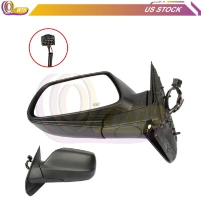 Espejo retrovisor térmico eléctrico izquierdo para Jeep Grand Cherokee 2005-2010 negro texturizado plegable Foto 1 de 4