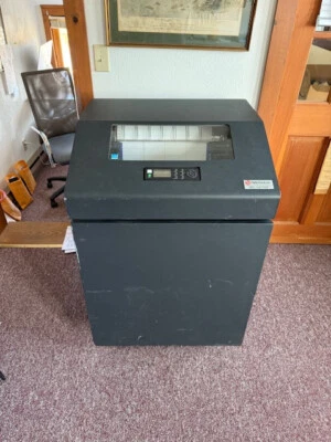 Tally Genicom 6815 Cabinet Line Printer LMPCHS Genicom 6800 - Image 1 of 4