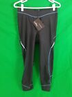 4 Ucycling Women's 3/4 Size XLarge Bicycle Pants Black Blue New With Tags