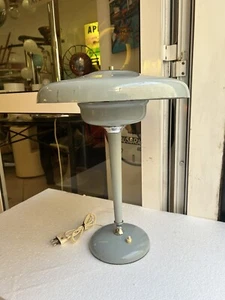 LAMPADA DA TAVOLO MINISTERIALE 50s COLORE ORIGINALE ITALIAN DESIGN TABLE LAMP - Imagen 1 de 16
