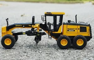 1:35 27CM SANY SMG200 MOTOR GRADERS Construction Equipment Machine Diecast Model - Picture 1 of 7