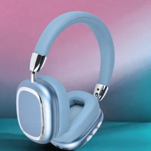 Wireless Over-Ear Bluetooth Headphones, 42H Playtime, Noise-Canceling, Silver - Picture 1 of 40