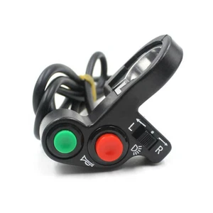  Motorcycle Headlight Turn Signals Switch On/Off 12V Handlebar Mounted 7/8" - Picture 1 of 12