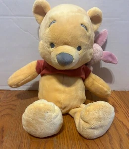 Authentische Disney Parks Winnie Puuh mit Ferkel auf der Schulter Plüschtier 16 Zoll - Bild 1 von 9