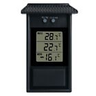 Clear Lcd Display Max Min Thermometer For Indoor Outdoor Temperature Monitoring