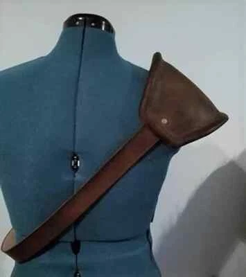 Caldeirão de ombro de couro medieval armadura braço esquerdo LARP cosplay feminino renascentista - Imagem 1 de 3