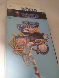 Vtg 1981/1982/1983 WORLD SERIES PROGRAM Lot  - Picture 1 of 15