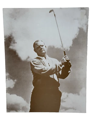 Fotografía impresa póster vintage en tono sepia 14"x11" - Golf PGA años 50 Foto 1 de 4