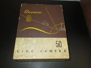 Revere 50 Cine Camera-Very Clean/Original Box/8mm Movie  - Picture 1 of 9