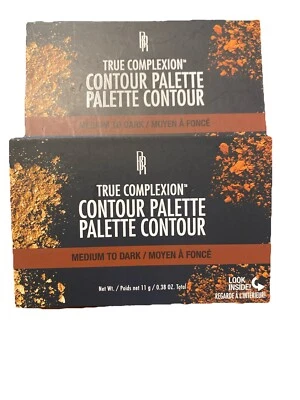 Lote de 2 Paletas de Contorno Black Radiance True Complexion, Medianas a Oscuras Foto 1 de 2