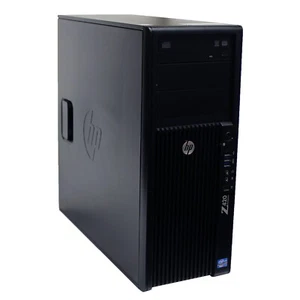 HP Z420 Gaming Tower PC Quad Xeon 2.80Ghz 12GB 120GB 500GB GTX 1650 GDDR6 W10P - Picture 1 of 4