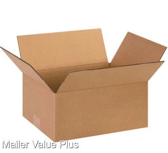 50 - 13 x 10 x 7 Corrugated Shipping Boxes Packing Storage Cartons Cardboard Box - Image 1 of 1
