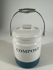 Kitchen Indoor Countertop Compost Bin 1 Gallon with Sealing Lid & Filter - Picture 1 of 13