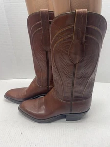 Lucchese San Antonio Vintage L6609 8 D Cowboy Western Stiefel Braun Herren - Bild 1 von 10
