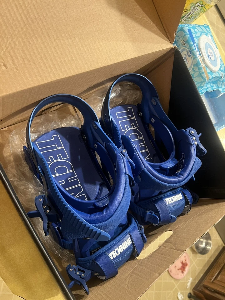 Fijaciones Technine Element grandes fijaciones de snowboard AZUL🔵 totalmente nuevas Foto 1 de 2